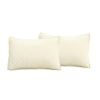 Full/Queen Lightweight Cotton Linen Ivory Textured Reversible 3-Piece Quilt Set